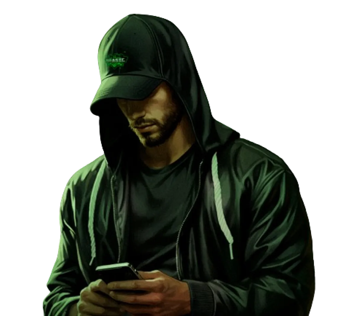 Jogador no celular
